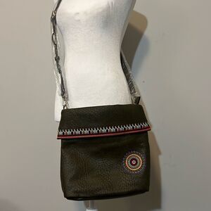 NWOT Olive Green Love One Love All cross body purse